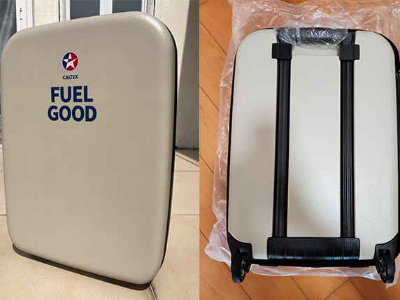 Exciting Collaboration with CALTEX FUEL GOOD: Unveiling Our Exclusive Co-Branded Gifts-collapsible luggage