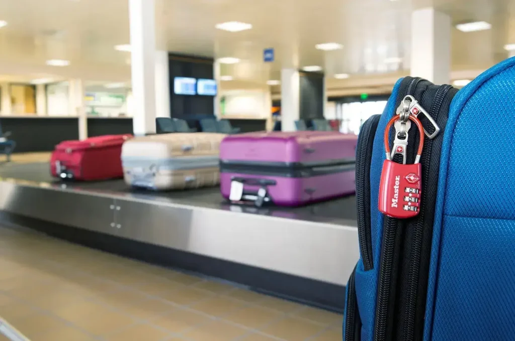 can i lock my luggage on a domestic flight