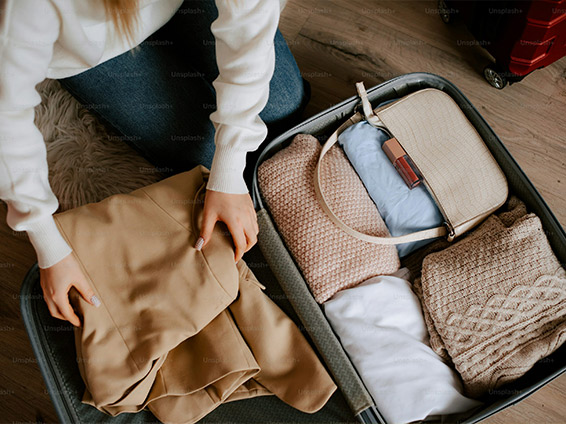 luggage with pictures