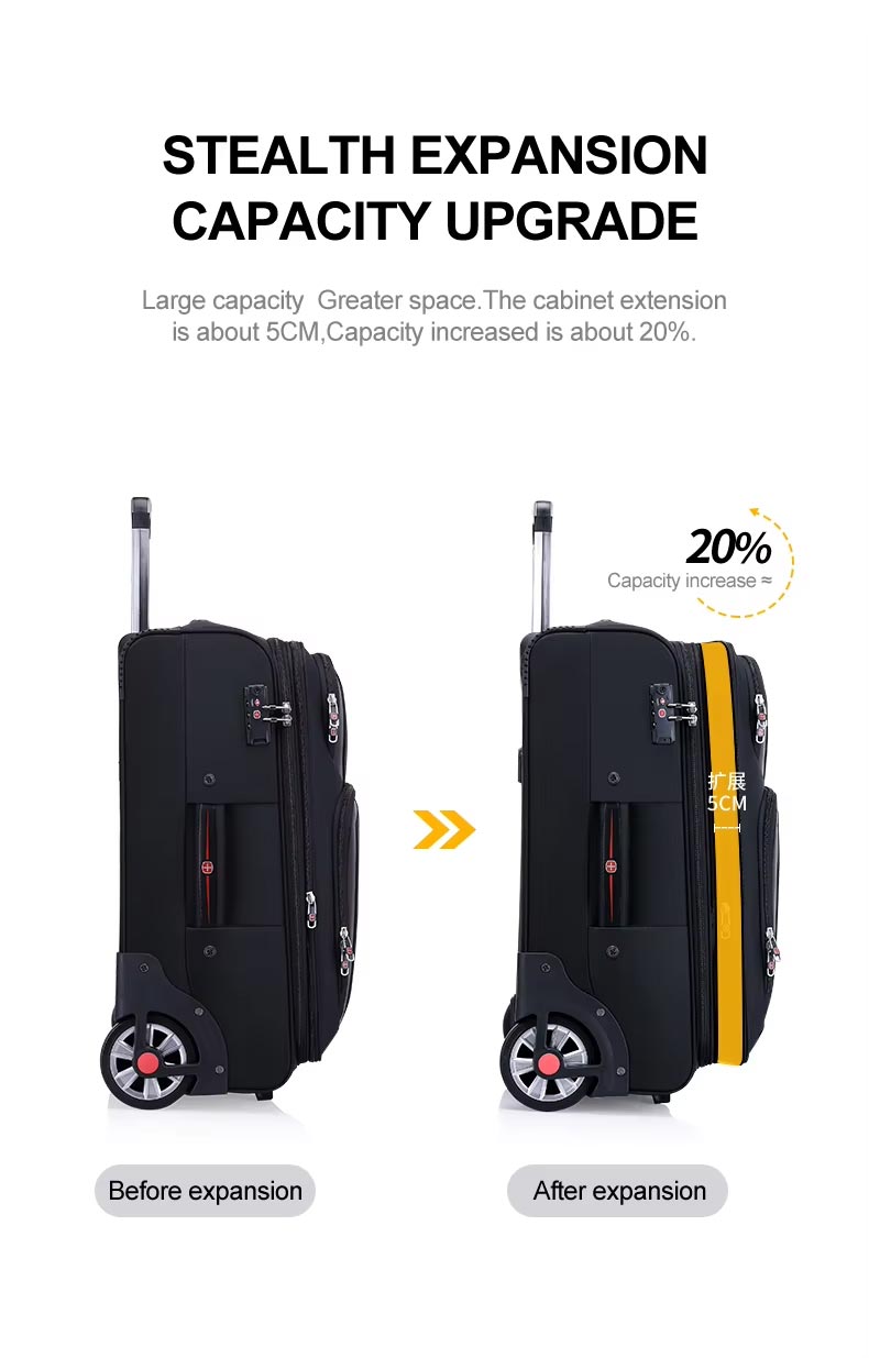 2 wheel luggage sets