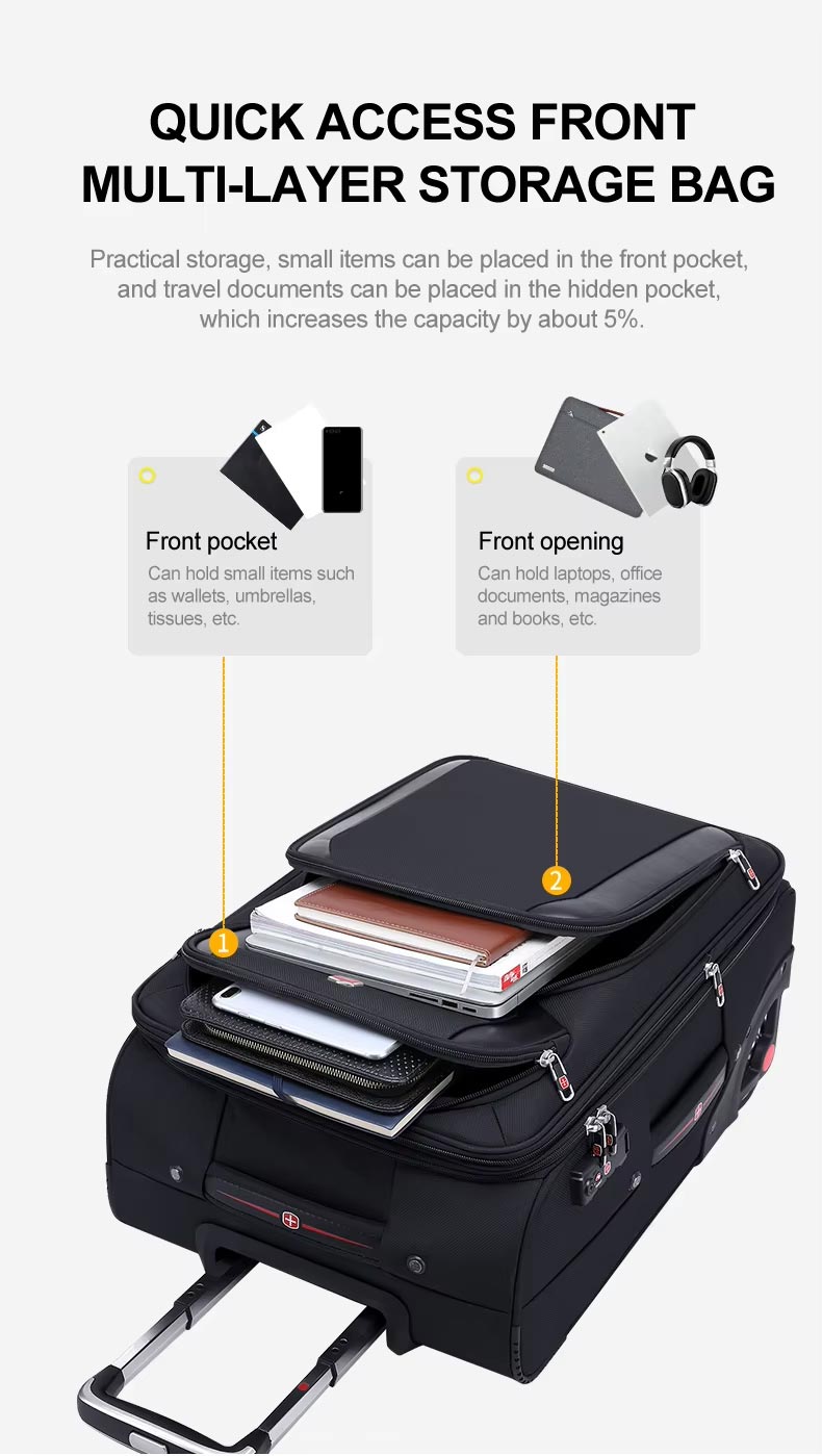 2 wheel luggage sets