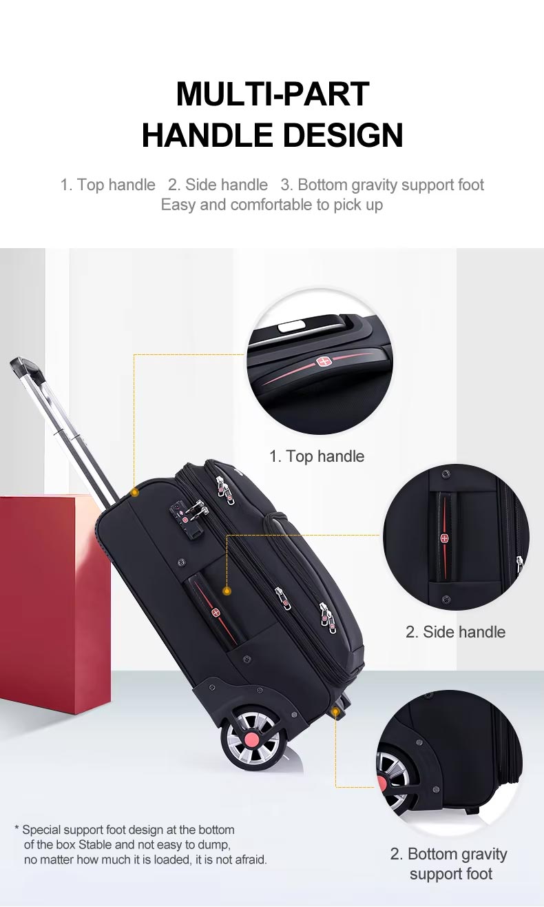 2 wheel luggage sets