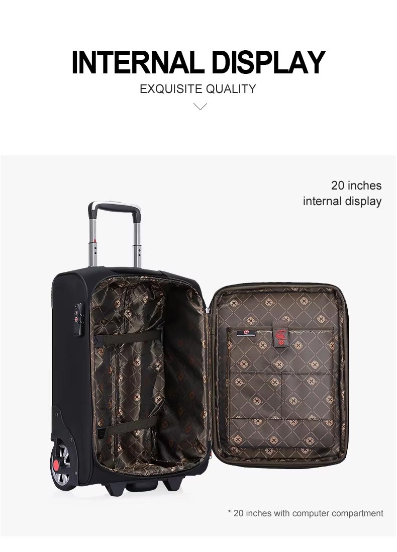 2 wheel luggage sets