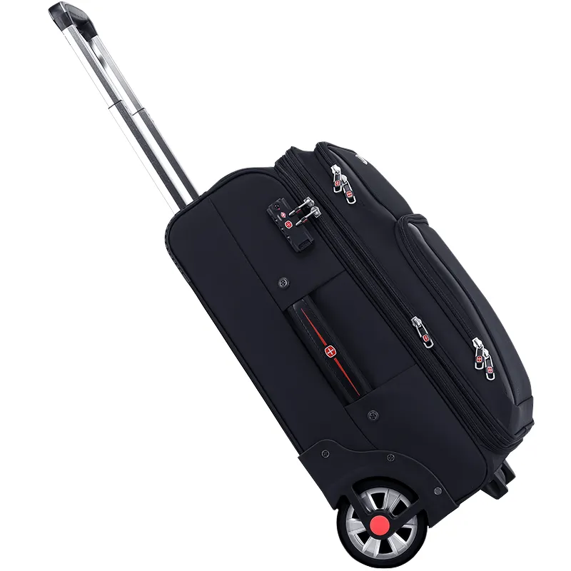 Wemgesabre Ready-Made Softside Expandable Upright Big 2 Wheel Luggage Sets
