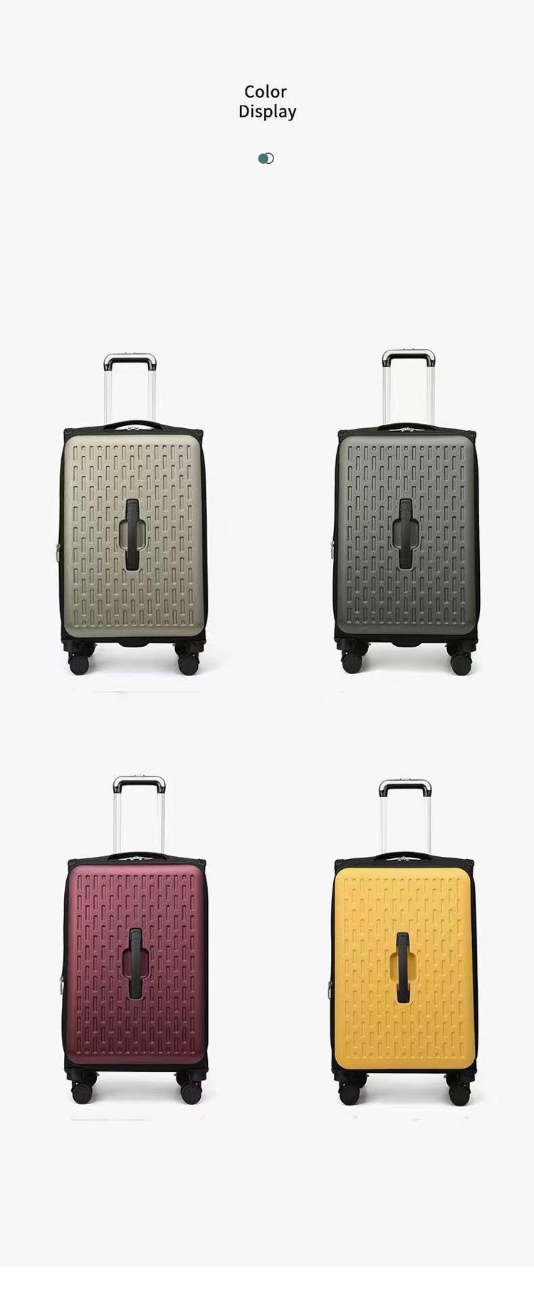 Wemgesabre Front Opening Expandable PC Luggage