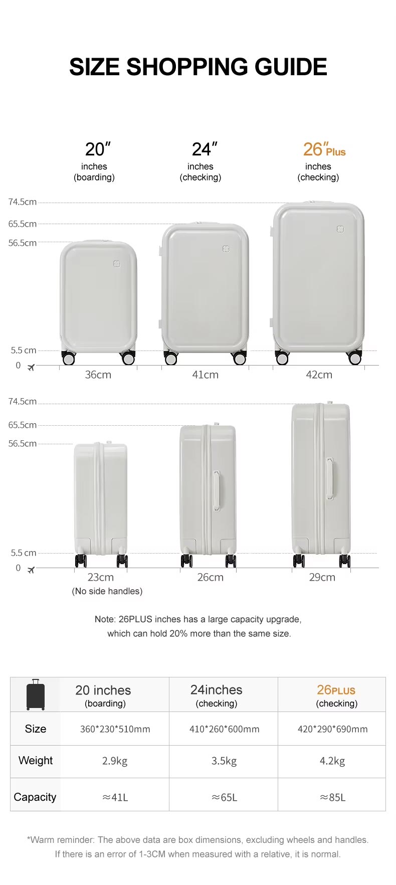 carry on luggage with usb port