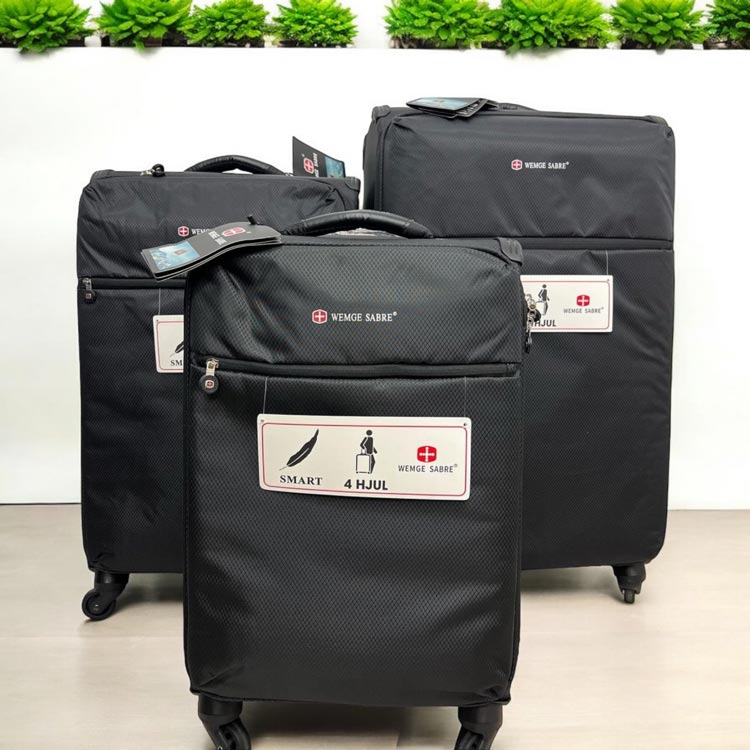 Wemgesabre Finshed Softside Light Weight Luggage Set