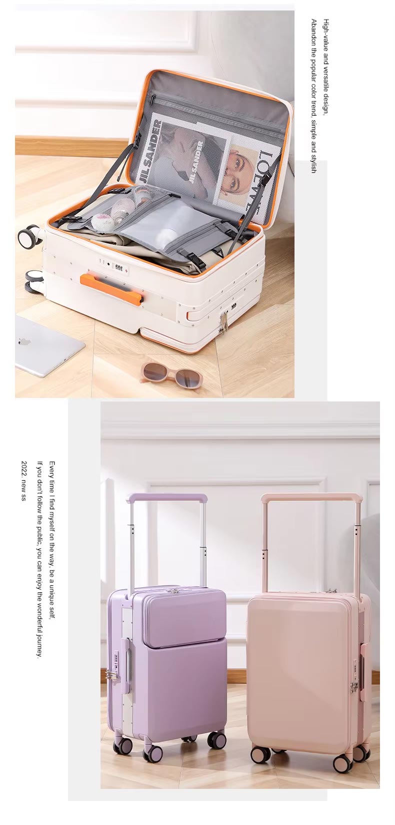 luggage sets with usb port