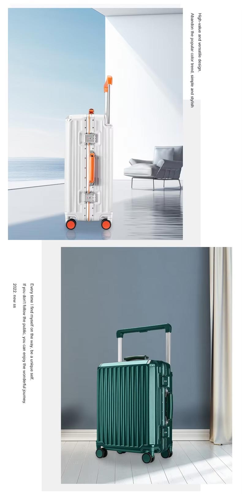 polycarbonate luggage set​