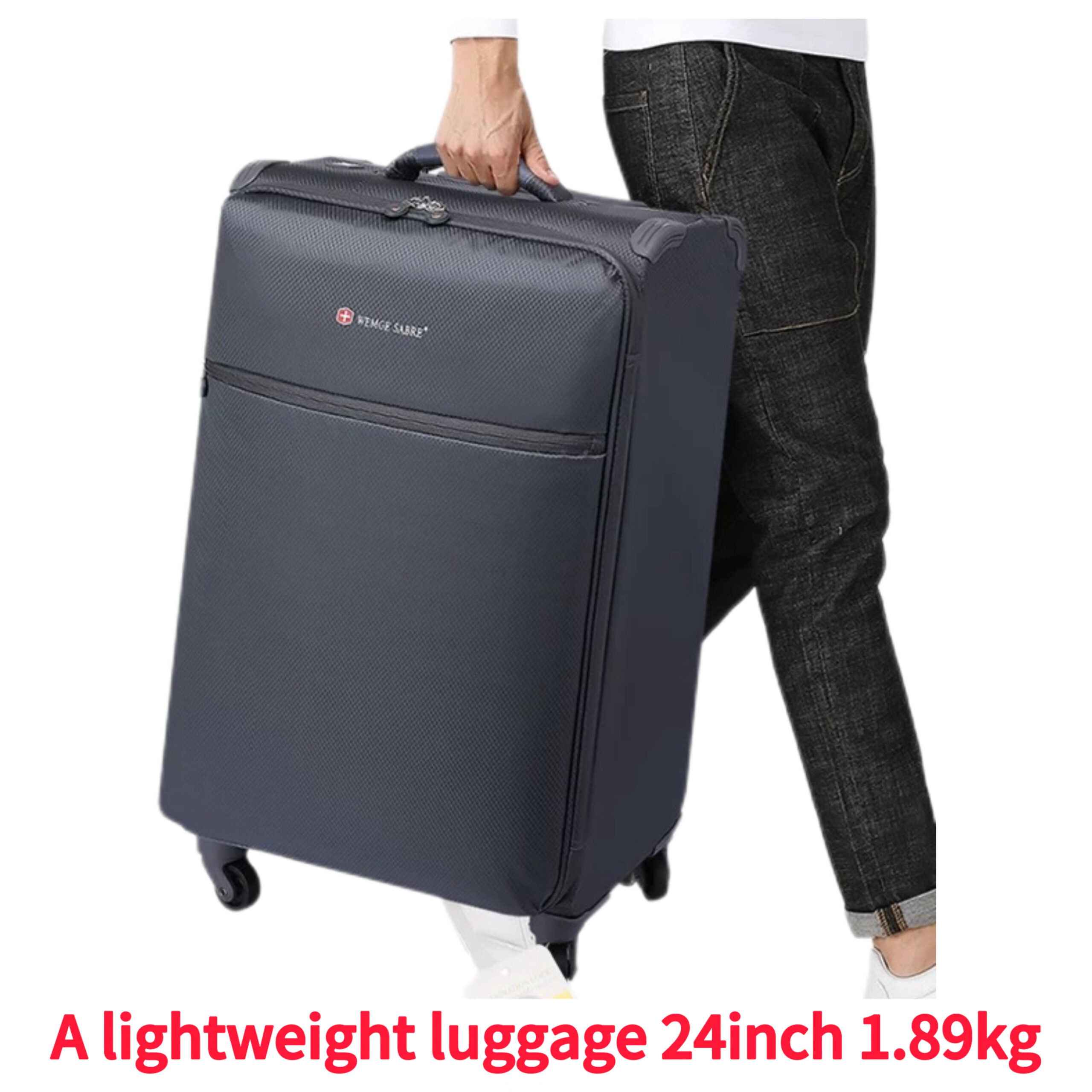 Wemgesabre Finshed Softside Light Weight Luggage Set 20inch Only 1.98kg