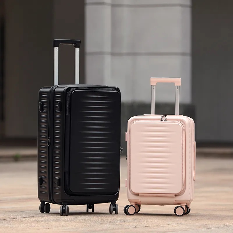 Wemgesabre Hardside Luggage with Front Pocket & Expandable Zipper