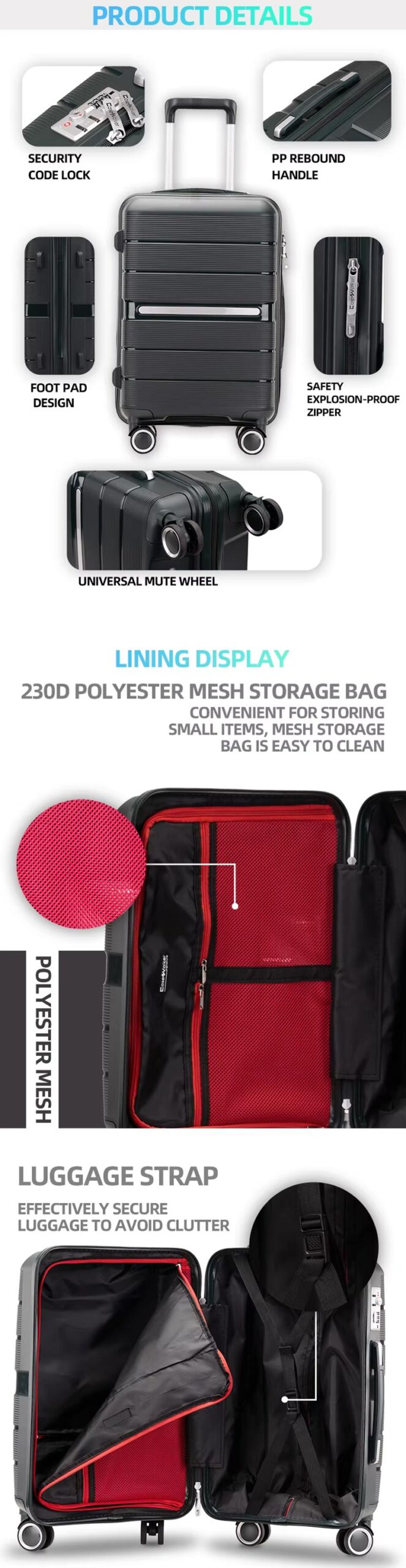 hardside spinner luggage sets