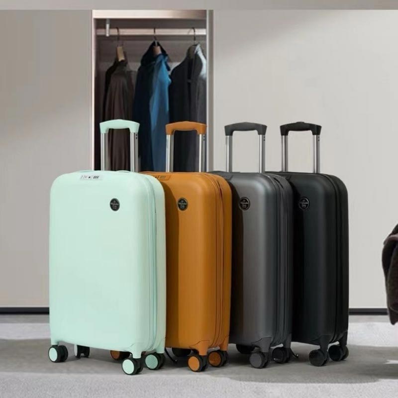 Wemgesabre Luggage 4 Wheels Lightweight Folding Suitcase