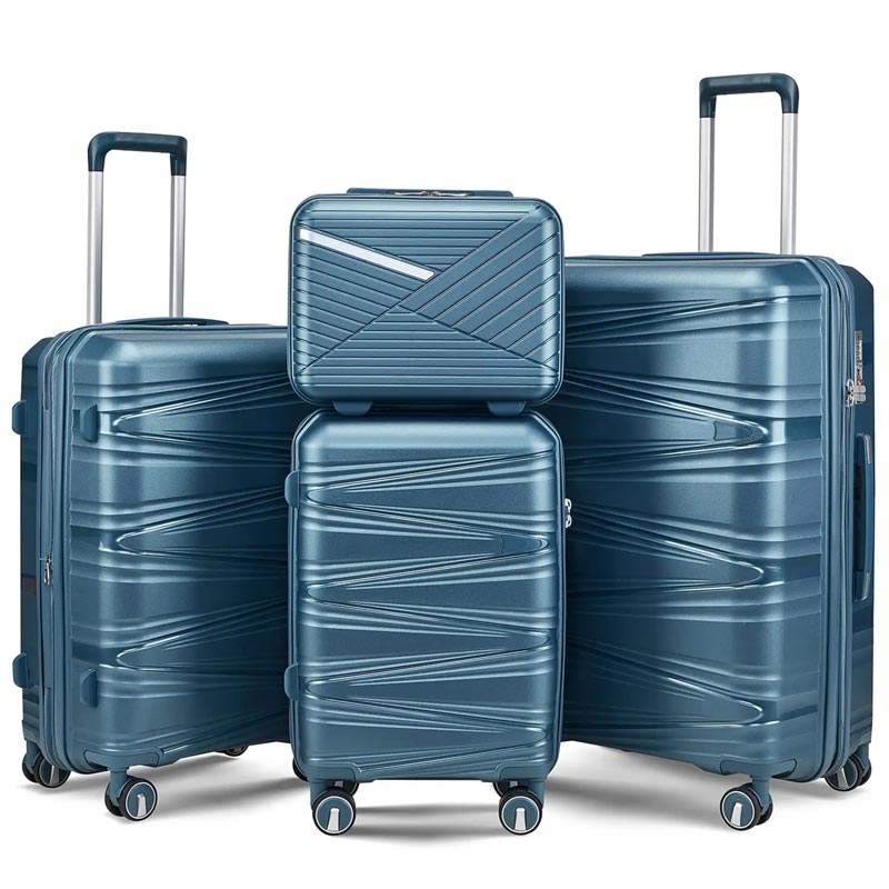 Wemgesabre Lightweight PP Luggage Sets Hardside with TSA Lock