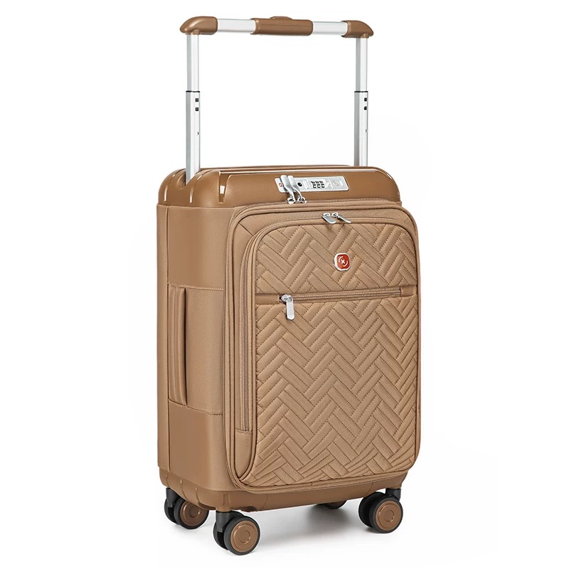 Wemgesabre Front Opening Soft Luggage Set with Patented Wide Handle